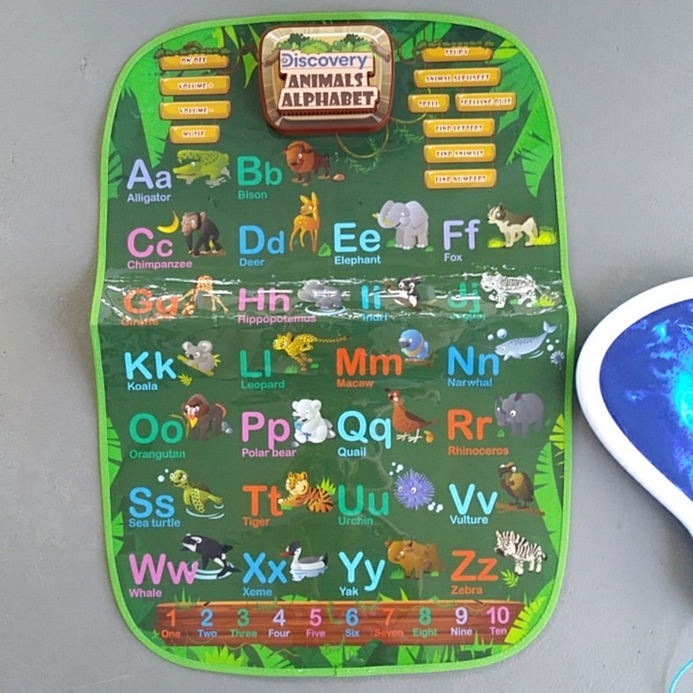 Discovery Animals Alphabet Touch Pad and Gel Color Writer Tablet Toys - Picture 2 of 5
